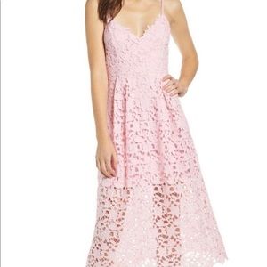 ASTR the Label Lace A Line MIDI dress